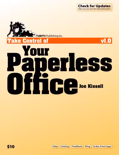 خرید و دانلود نسخه کامل کتاب Take Control of Your Paperless Office