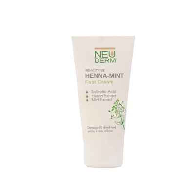 کرم ترک پا حنا و نعنا نئودرم Henna Mint حجم 50 میل