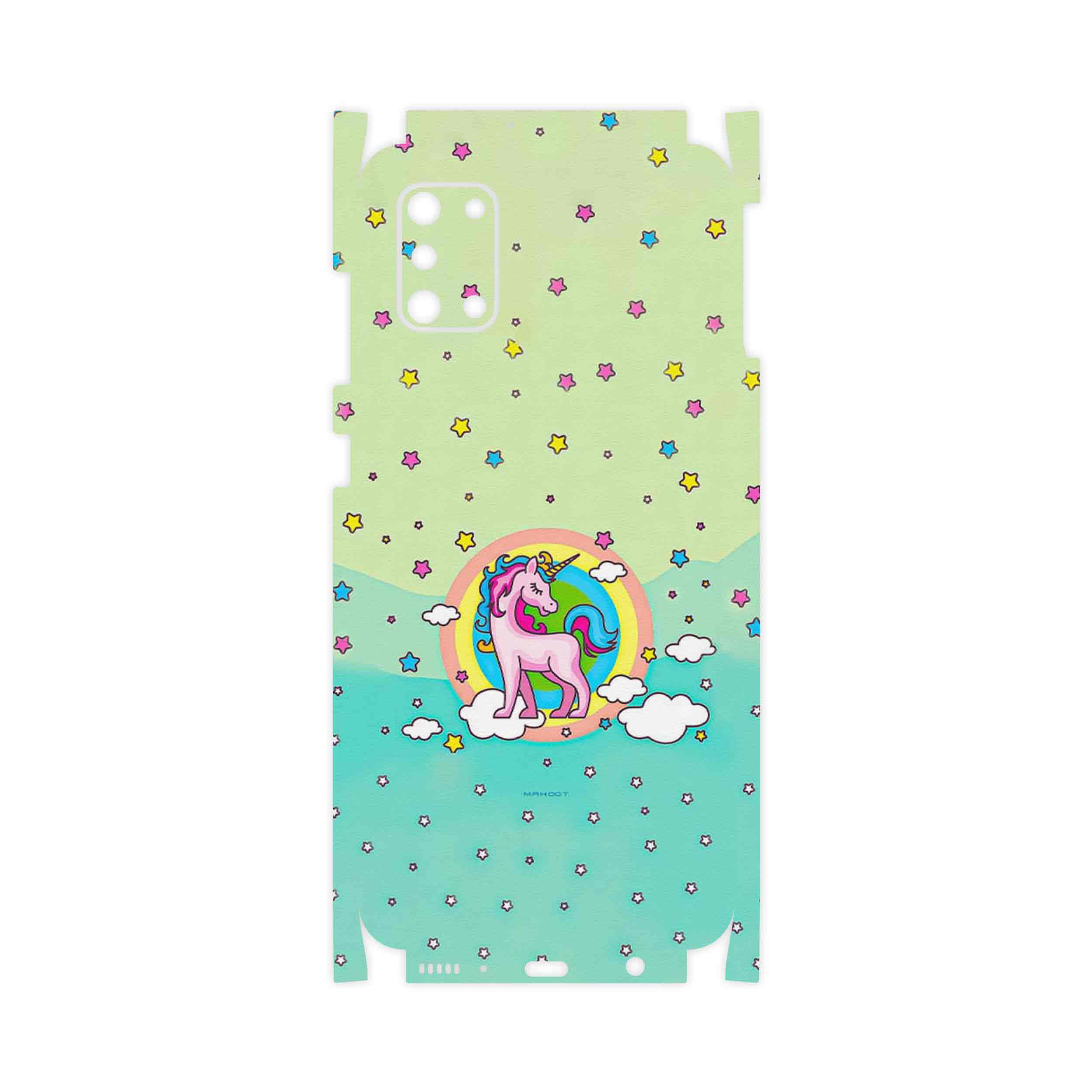 برچسب پوششی ماهوت مدل Rainbow unicorn adventure-FullSkin مناسب برای گوشی موبایل سامسونگ Galaxy A31
