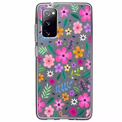 کاور طرح گل مناسب برای گوشی موبایل سامسونگ Galaxy S20 FE