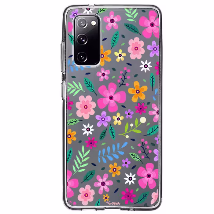 کاور طرح گل مناسب برای گوشی موبایل سامسونگ Galaxy S20 FE
