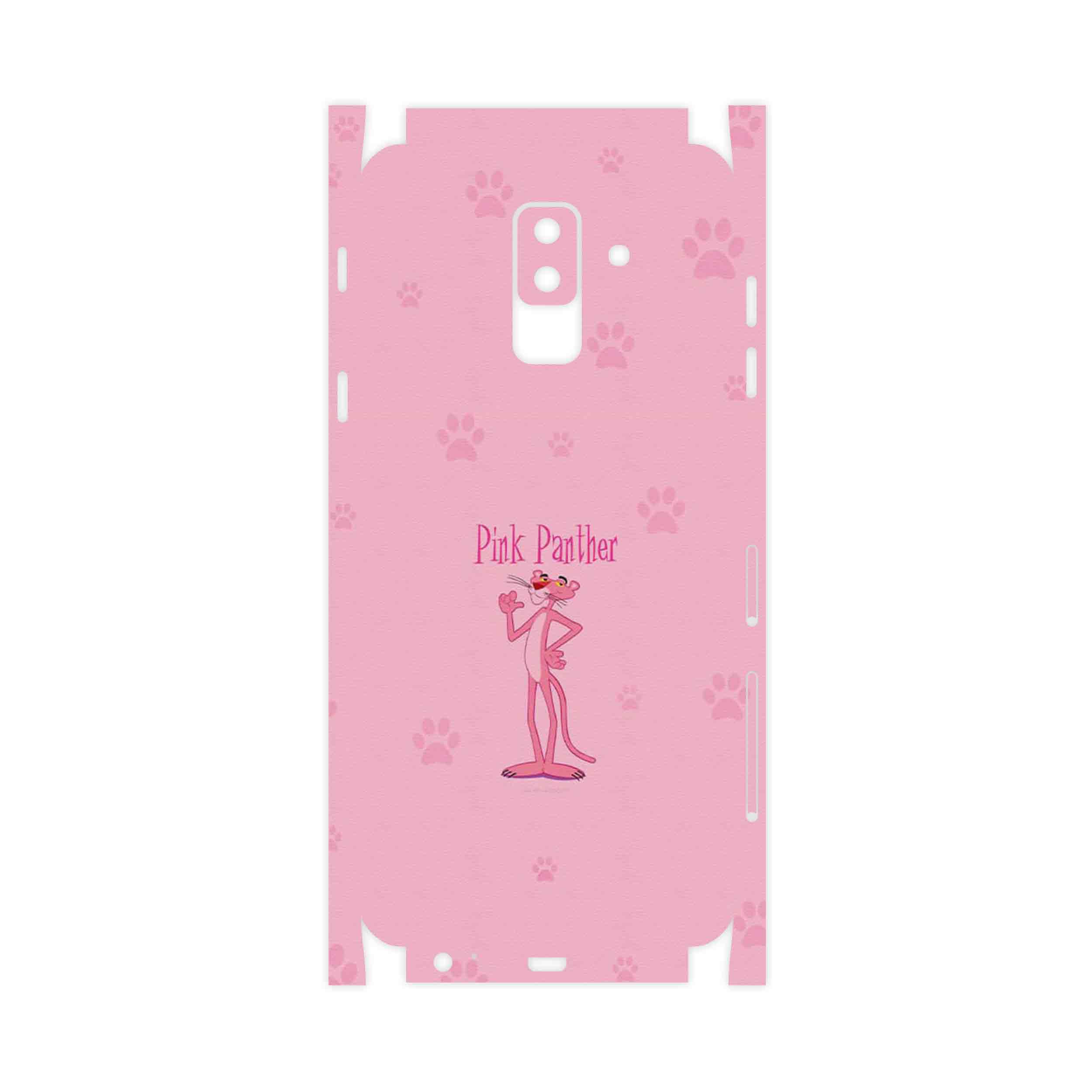 برچسب پوششی ماهوت مدل The Pink Panther-FullSkin مناسب برای گوشی موبایل سامسونگ Galaxy A6 Plus 2018