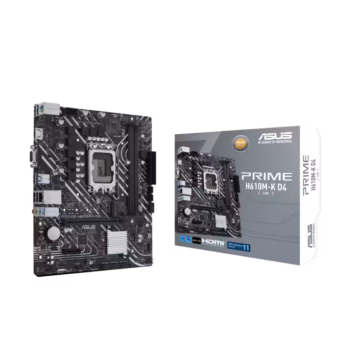 مادربرد ایسوس مدل PRIME H610M-K D4-CSM سوکت 1700