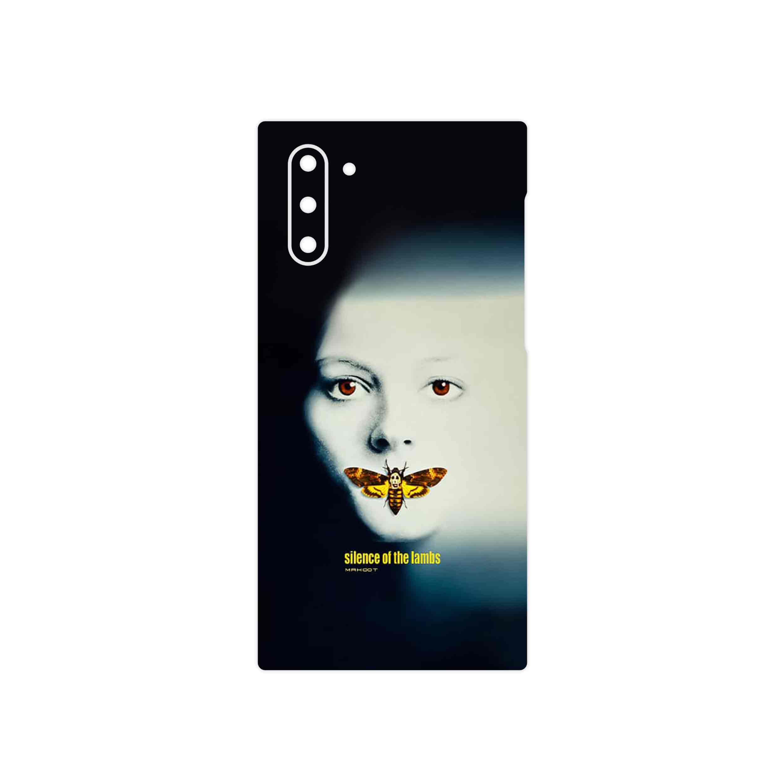 برچسب پوششی ماهوت مدل Silence of the Lambs مناسب برای گوشی موبایل سامسونگ Galaxy Note 10