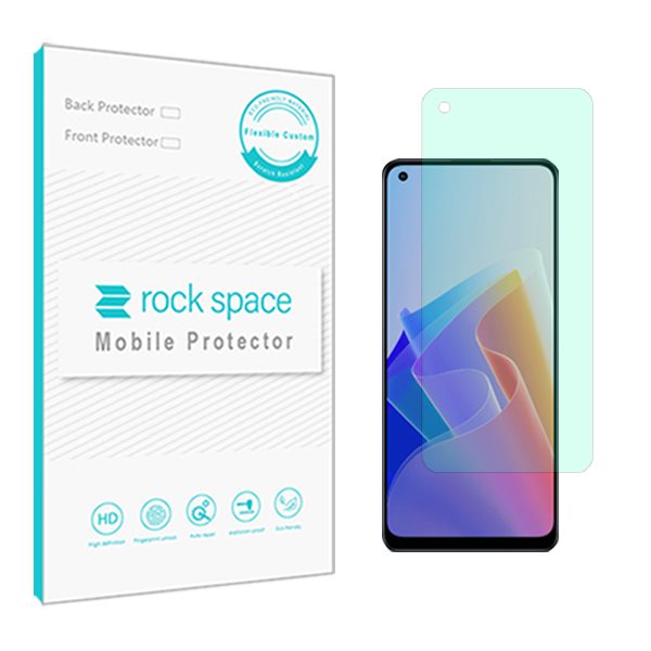 گلس اوپو Reno8 Z 5G مدل نانو هیدروژل گرین لایت برند راک اسپیس کد S