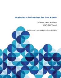 خرید و دانلود نسخه کامل کتاب Introduction to Anthropology Custom edition for McMaster University - pdf