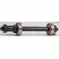 شافت میل نفس توپی عقب ضامنی بلبرینگی به همراه ضامن دوچرخه دی ایکس مشکی DX Bicycle Rear Hub Quick Release Black