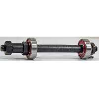 شافت میل نفس توپی عقب ضامنی بلبرینگی به همراه ضامن دوچرخه دی ایکس مشکی DX Bicycle Rear Hub Quick Release Black