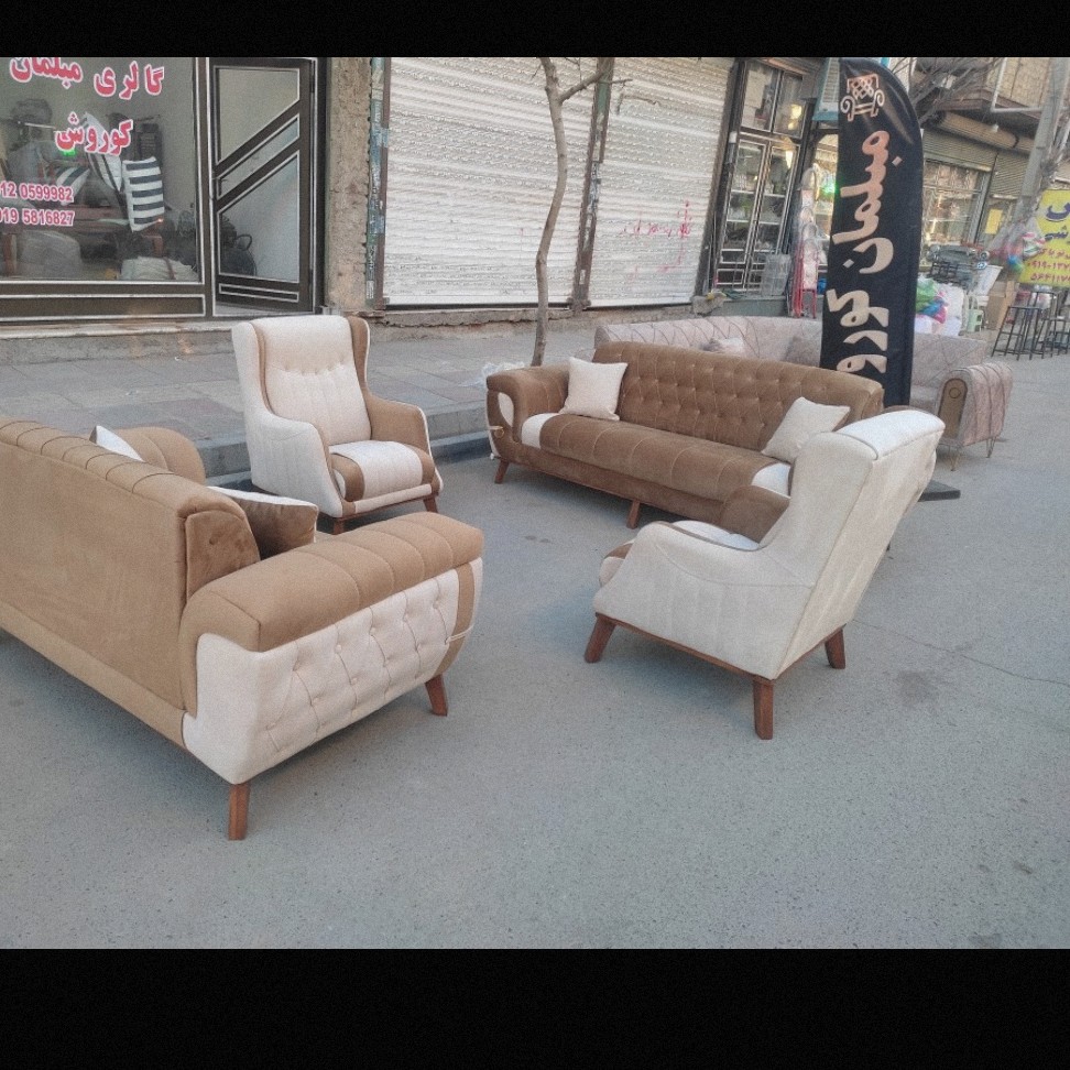 مبل کمربندی خاص و زیبا 