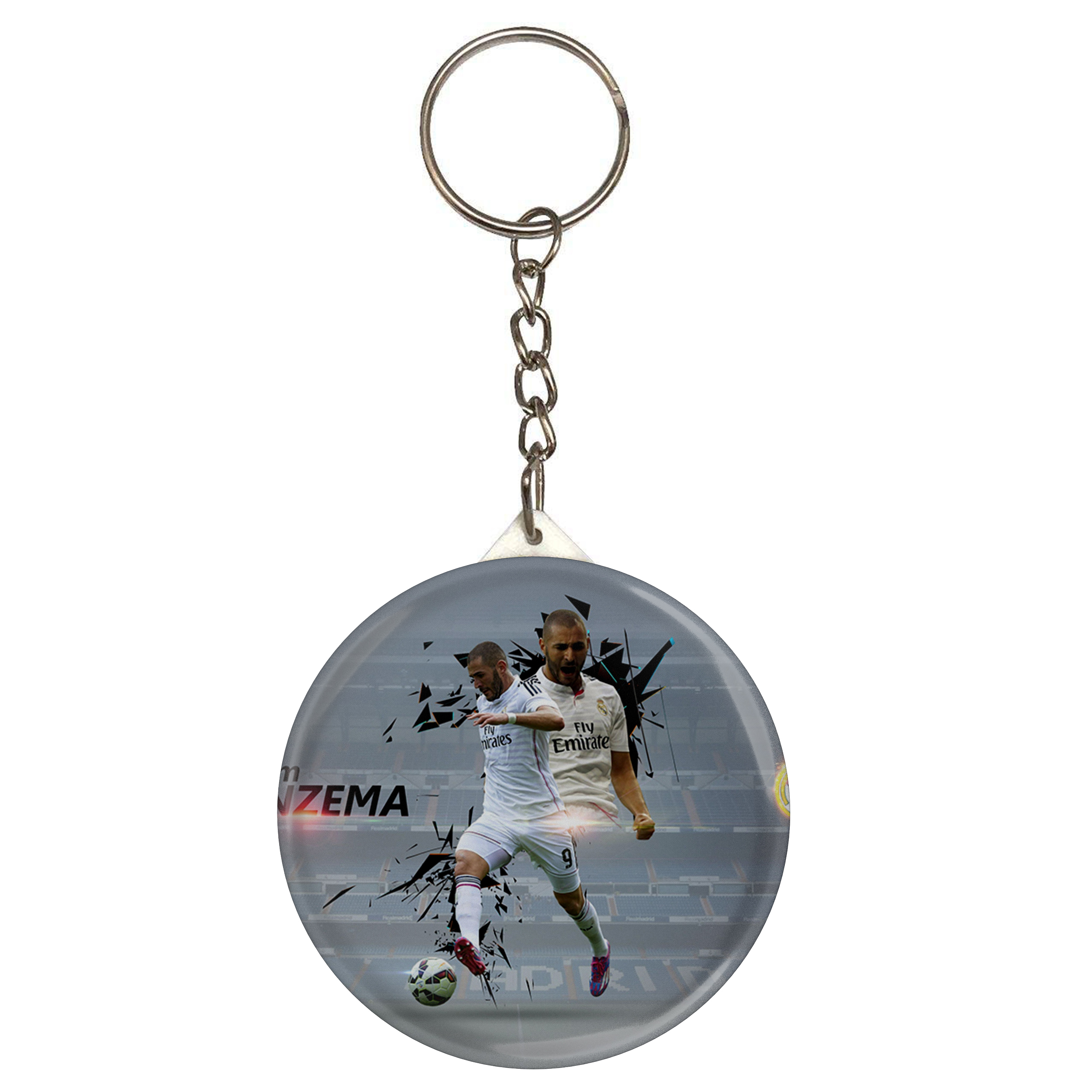 جاکلیدی طرح بازیکن فوتبال رئال مادرید اسپانیا کریم بنزما فرانسه مدل S5372