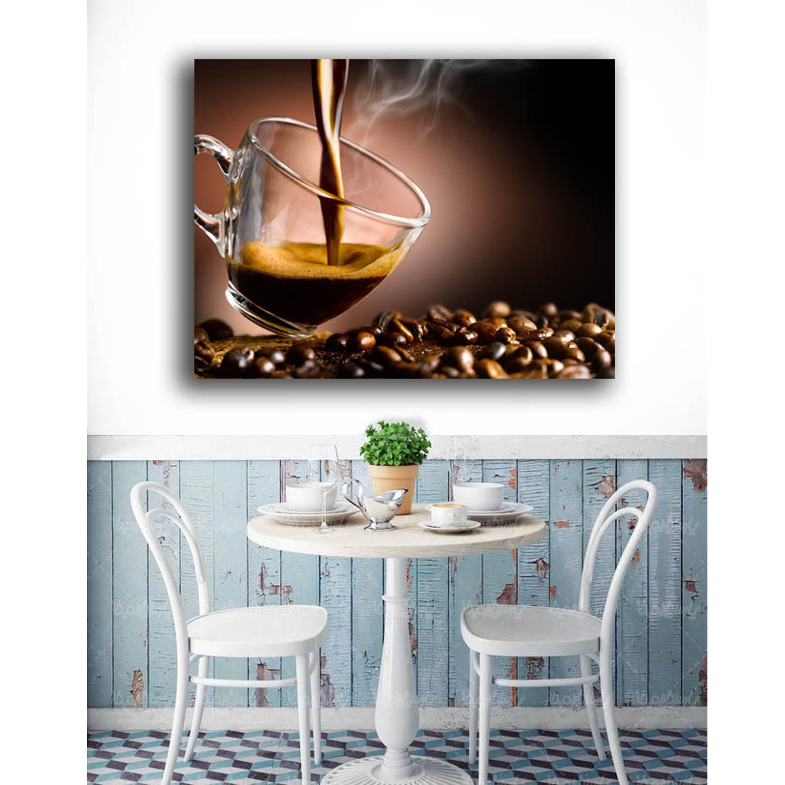 تابلو شاسی طرح قهوه مدل 286