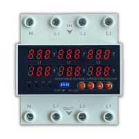 محافظ ولتاژ و جریان سه فاز 100 آمپر JBH مدل CVP-SP کد P44100A1