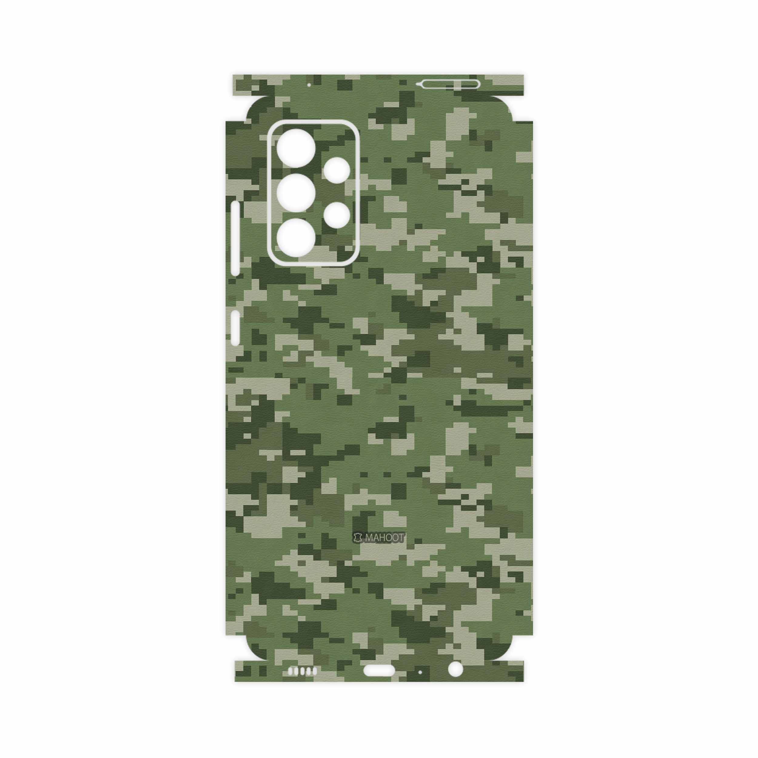 برچسب پوششی ماهوت مدل Army-Green-Pixel-FullSkin مناسب برای گوشی موبایل سامسونگ Galaxy A52 5G