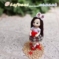 عروسک ژورنالی آلما.هدیه ای خاص و منحصر به فرد برای دخترها. دکوری اتاق خواب عروس و جهیزیه