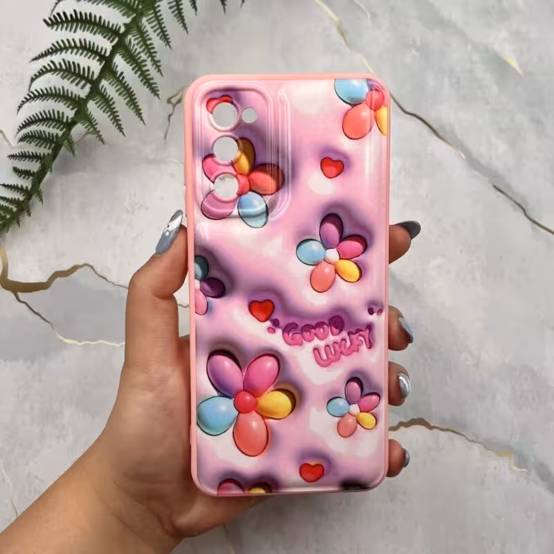 قاب گوشی Galaxy S20 FE ژله ای طرح گل کد 46048