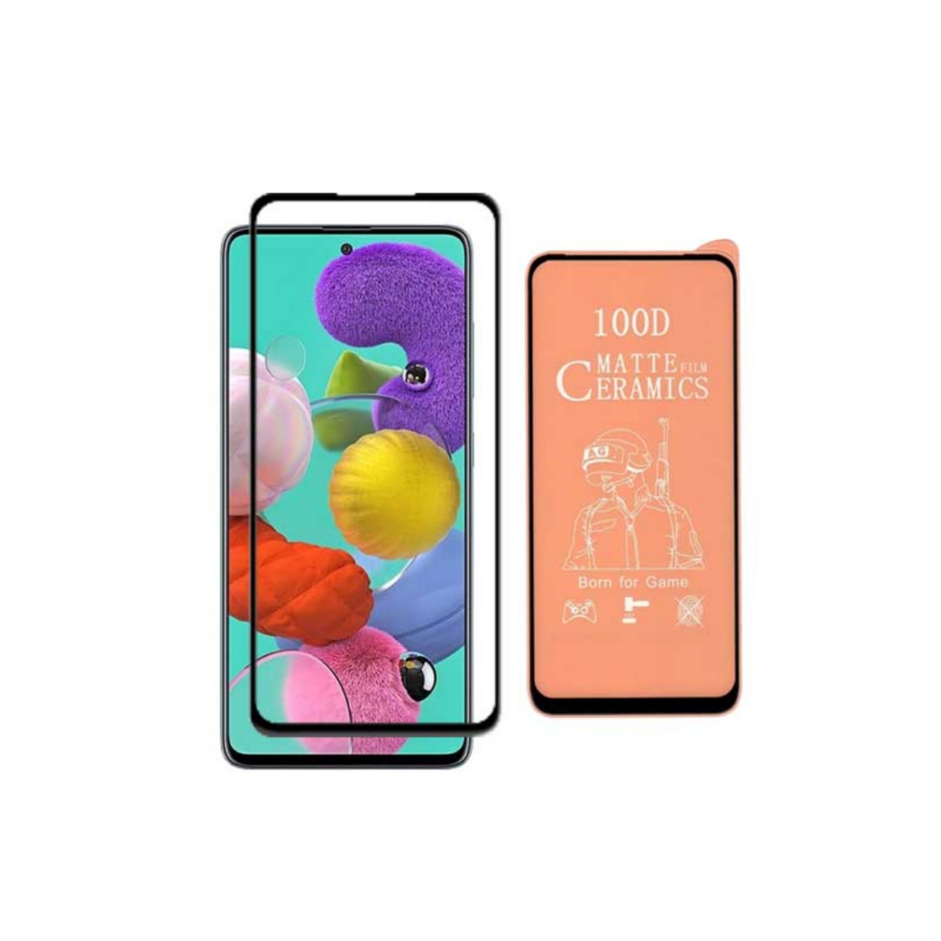 گلس سرامیکی مات مناسب برای سامسونگ Samsung Galaxy A51 ( a51) و سامسونگ Samsung Galaxy A52 ( a52) 
