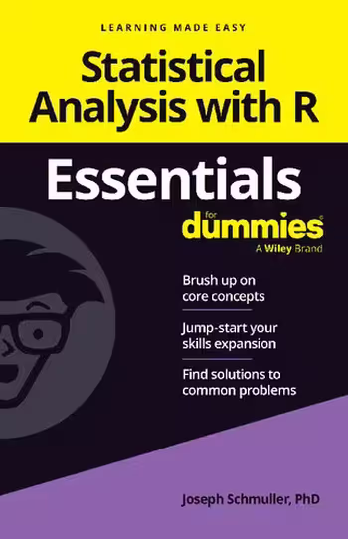 خرید و دانلود نسخه کامل کتاب Statistical Analysis with R Essentials For Dummies