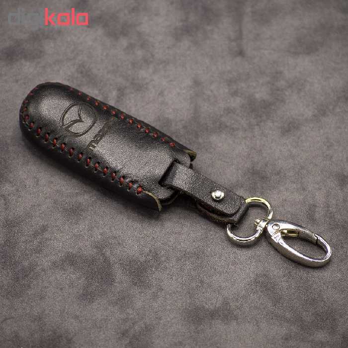 جاسوئیچی خودرو چرم طبیعی کد ct-301 مناسب برای مزدا3