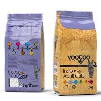 غذای خشک گربه بالغ برند وودو VOODOO مدل Indoor Adult وزن 2 کیلویی (پس کرایه)