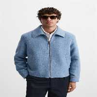 اورشرت مردانه زارا OVERSHIRT WITH ZIP | تهران زارا TehranZara