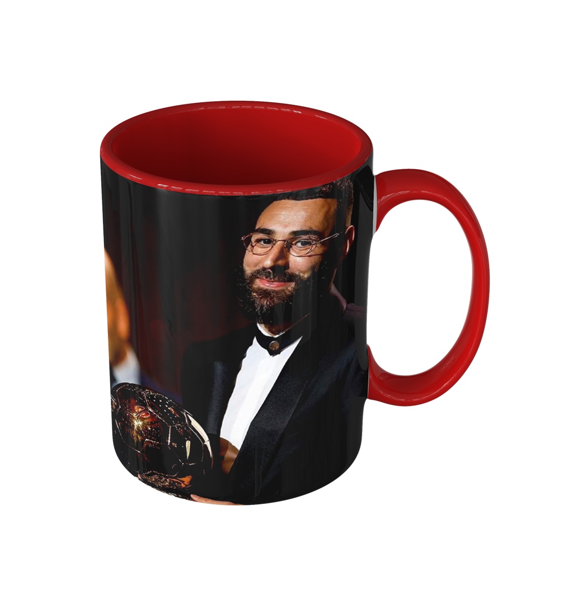 ماگ طرح کریم بنزما توپ طلا 