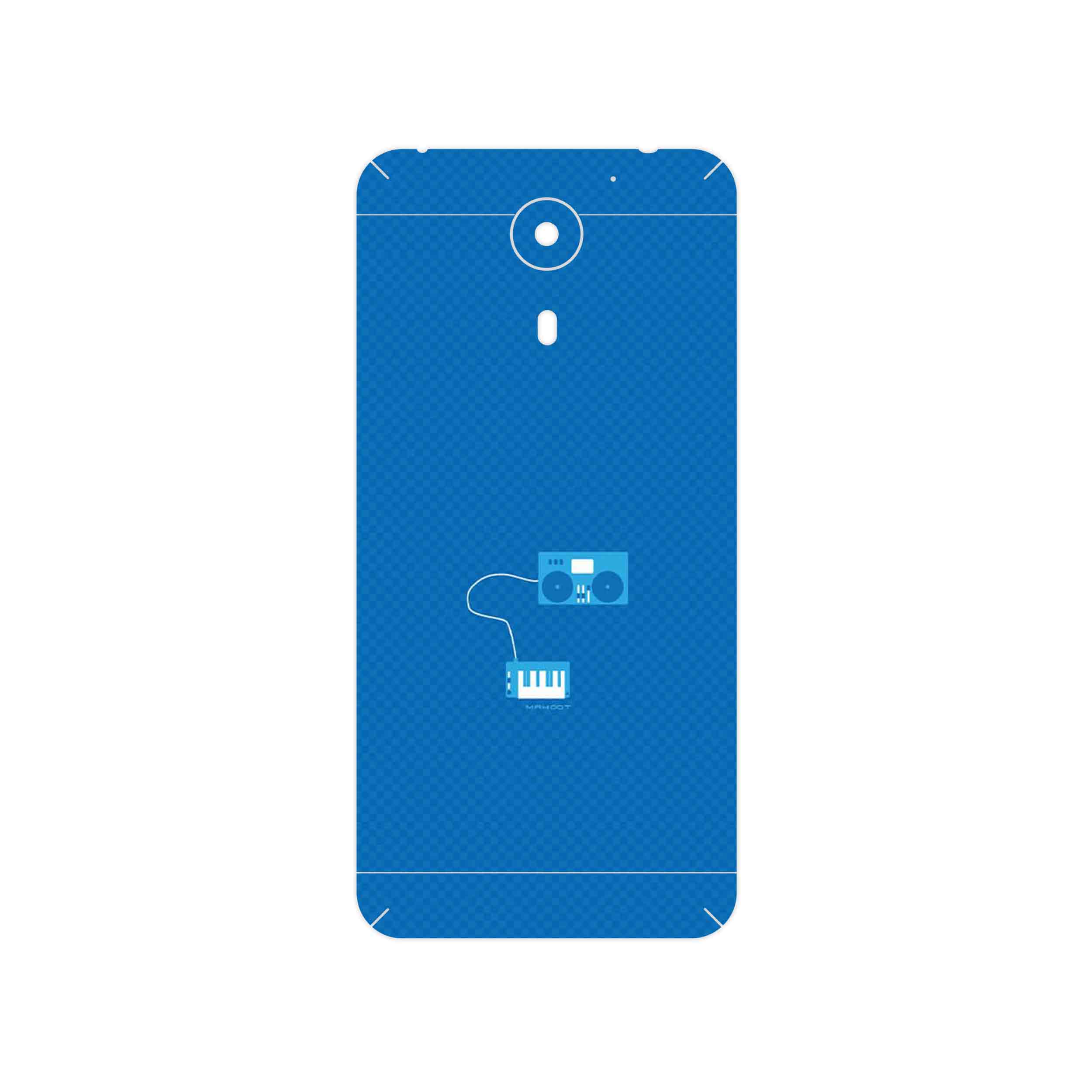 برچسب پوششی ماهوت مدل Minimal DJ Icon مناسب برای گوشی موبایل یومی Plus