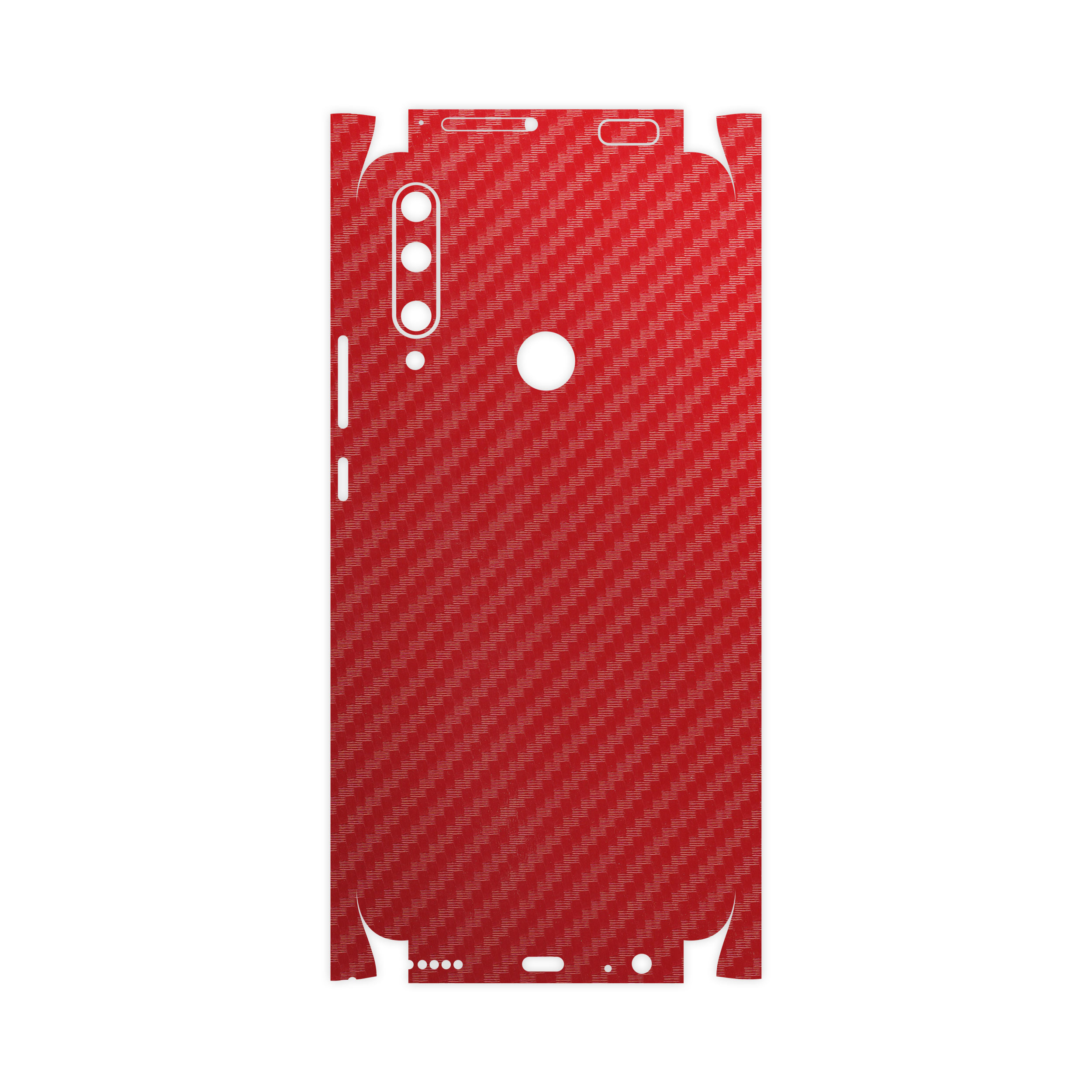 برچسب پوششی ماهوت مدل Red-Fiber-FullSkin مناسب برای گوشی موبایل آنر 9X