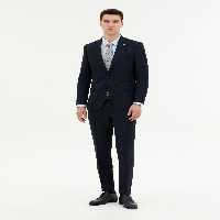 کت و شلوار مردانه سرمه ای پیرکاردین - فروشگاه لباس شهرمون