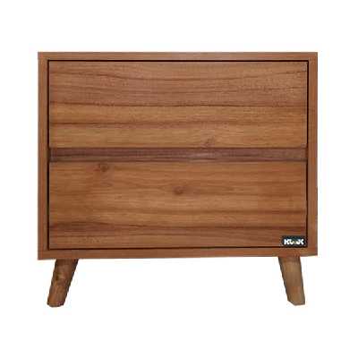 میز پاتختی صنعت و هنر چوبی کوتوک مدل پائولا