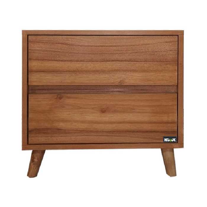 میز پاتختی صنعت و هنر چوبی کوتوک مدل پائولا