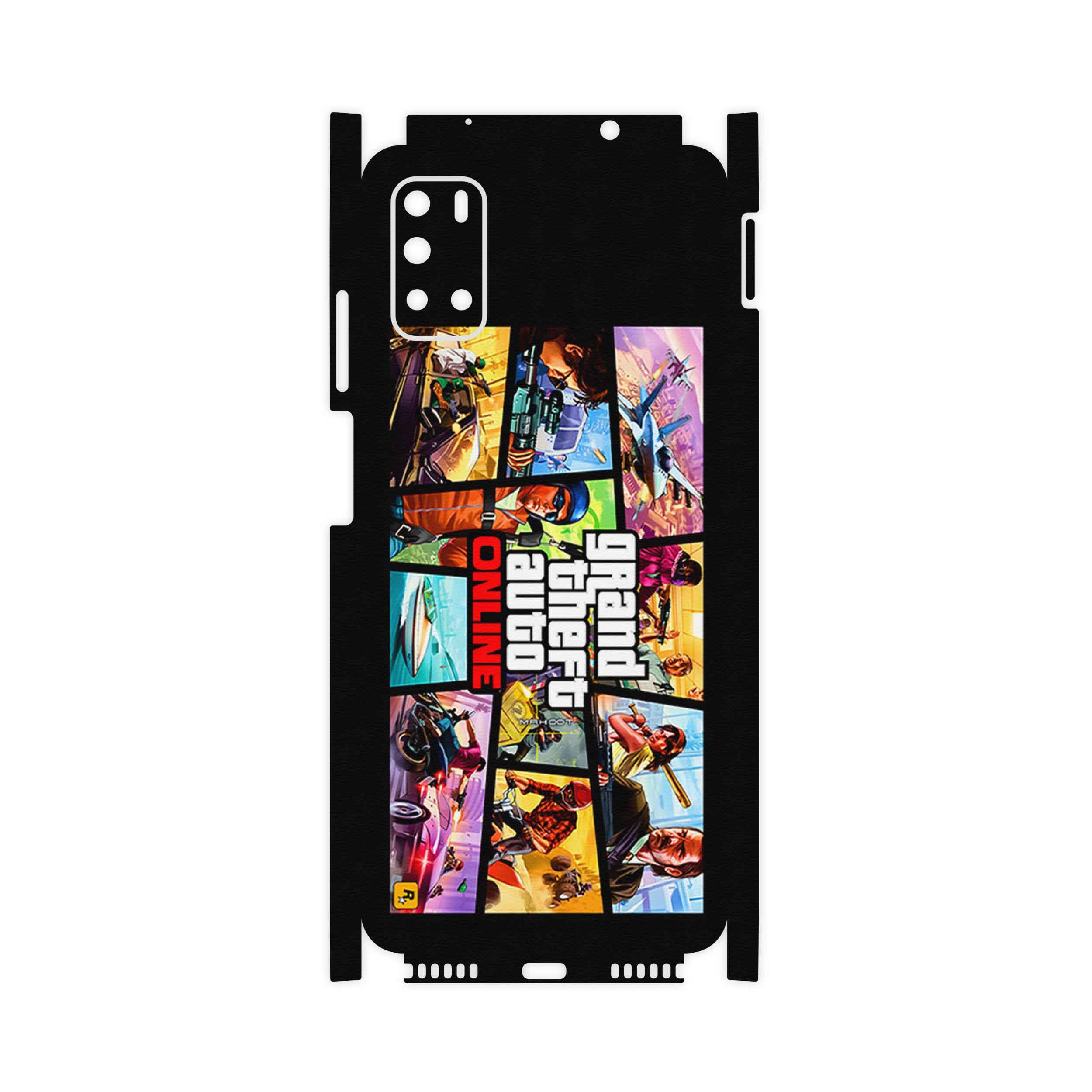برچسب پوششی ماهوت مدل GTA Online Game Series-FullSkin مناسب برای گوشی موبایل جی پلاس Z10