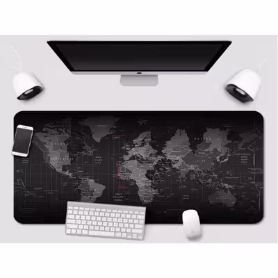 ماوس پد مخصوص بازی مدل Grey Globe