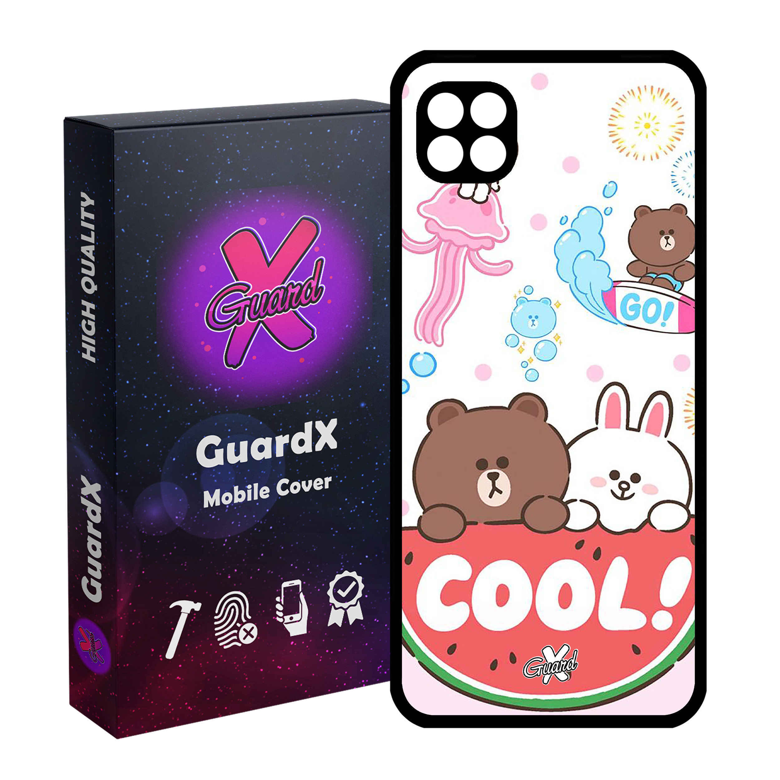 کاور گارد ایکس طرح Cool مدل Glass10071 مناسب برای گوشی موبایل سامسونگ Galaxy A22 5G