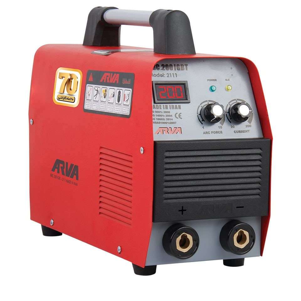 دستگاه جوشکاری اینورتر 200آمپر آروا مدل 2111