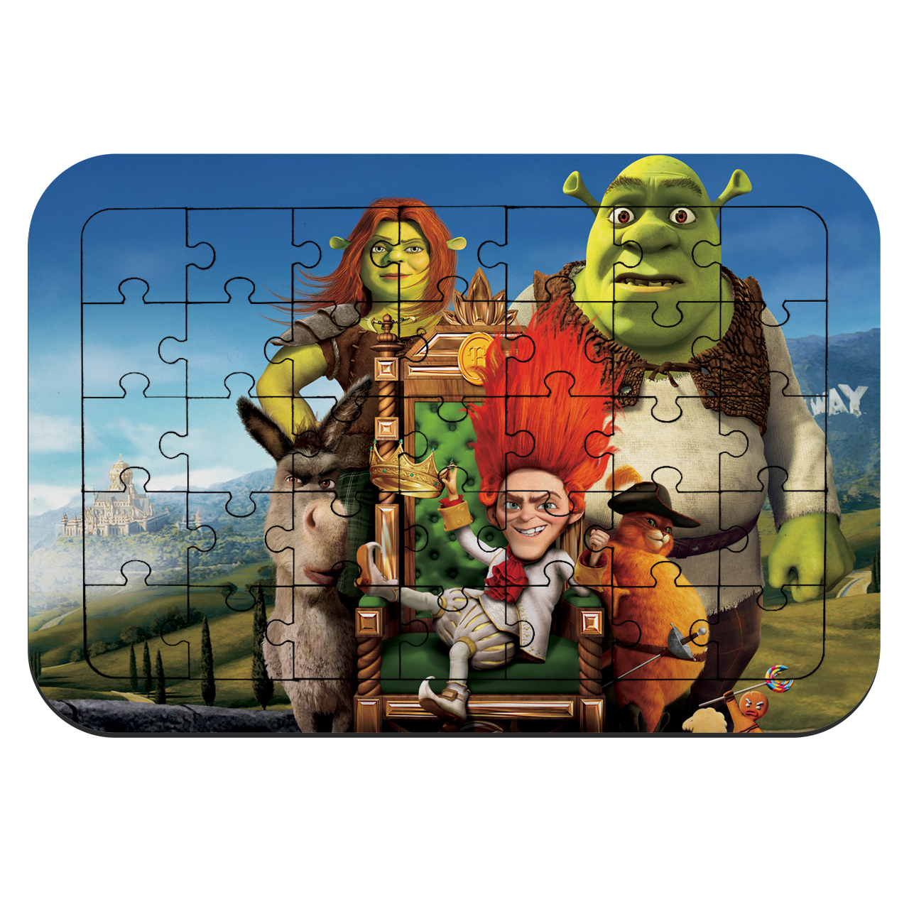 پازل 35 تکه طرح انیمیشن شرک 4 مدل NI682