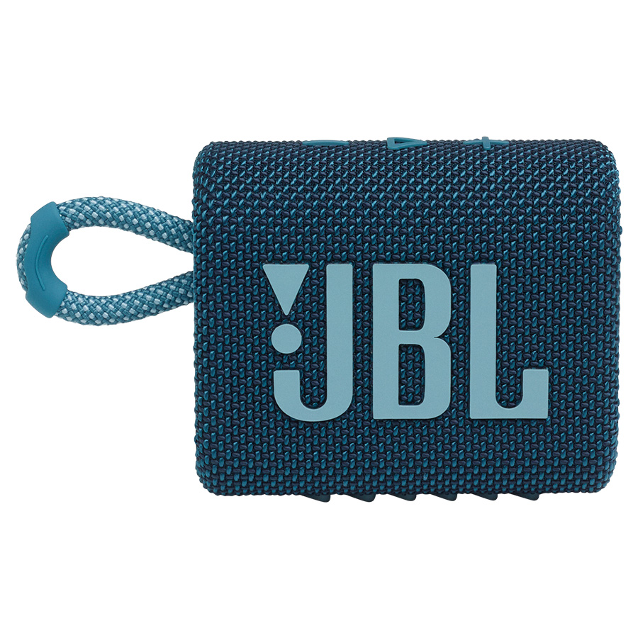 اسپیکر جی بی ال پرتابل بلوتوث ضد آب مدل JBL GO 3 آبی - Hiapple.ir