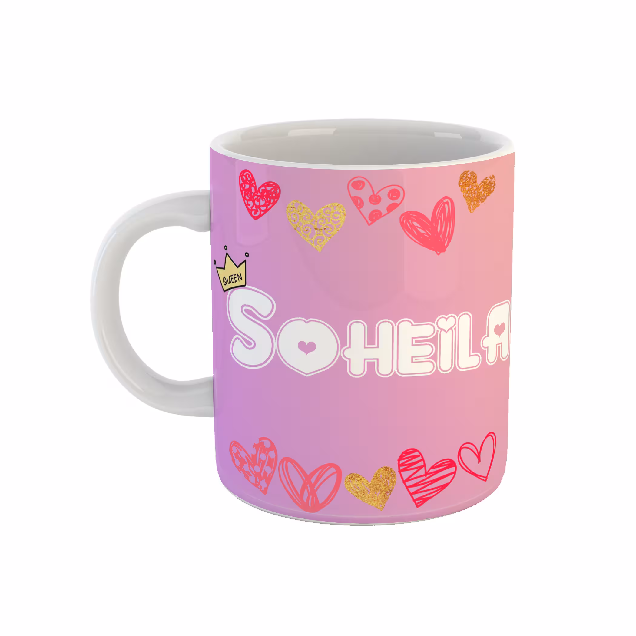 ماگ طرح تک شاخ مدل سهیلا کد2644