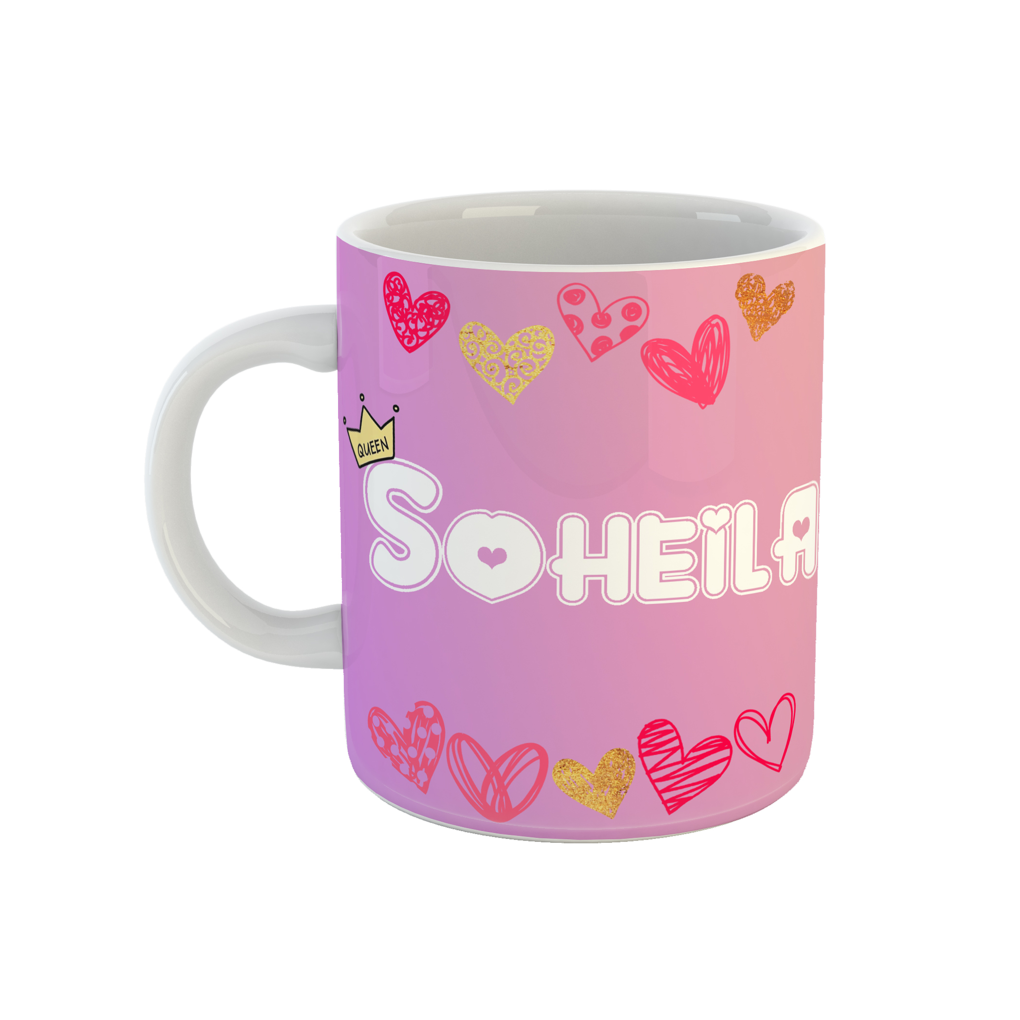 ماگ طرح تک شاخ مدل سهیلا کد2644