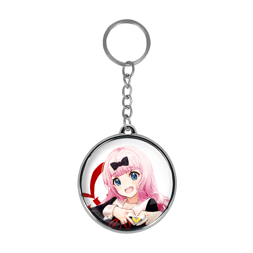 جاکلیدی خندالو طرح میوکی و کاکویا و چیکا فوجیوارا انیمه کاگویا ساما مدل دوطرفه کد 1601416016