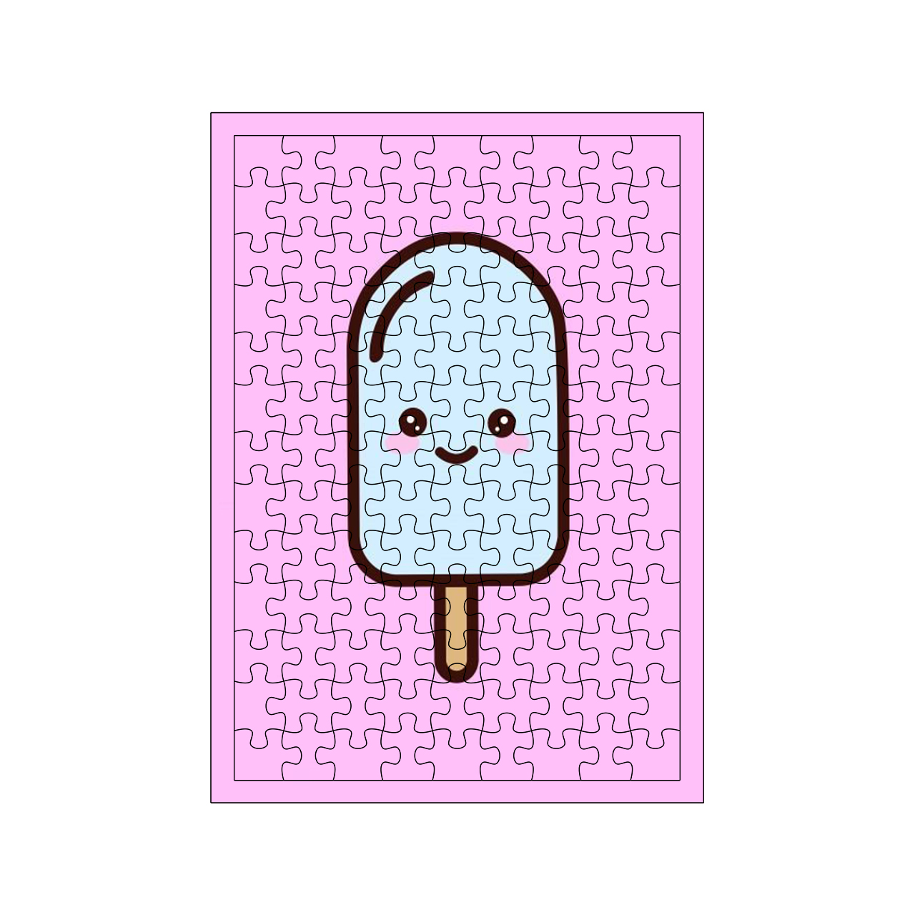 پازل 117 تکه مدل بستنی کد 1813