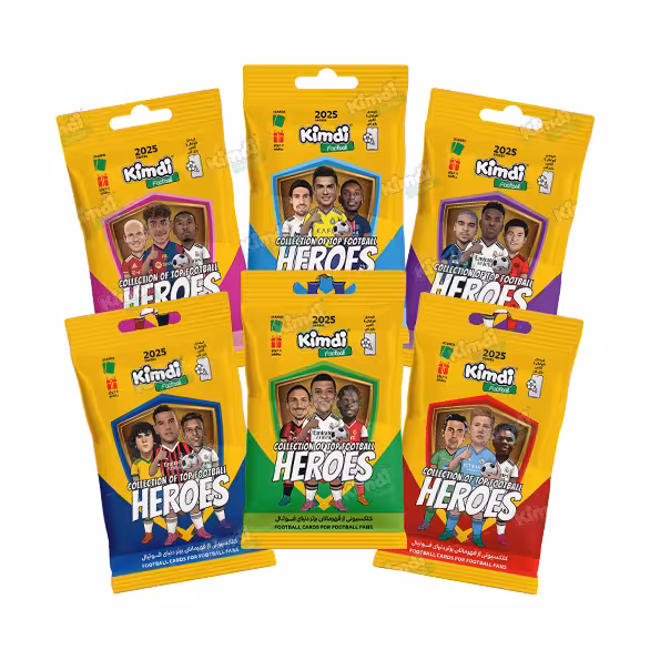 کارت بازی فوتبالی کیمدی 2025 (Heroes) Kimdi پک 6 عددی
