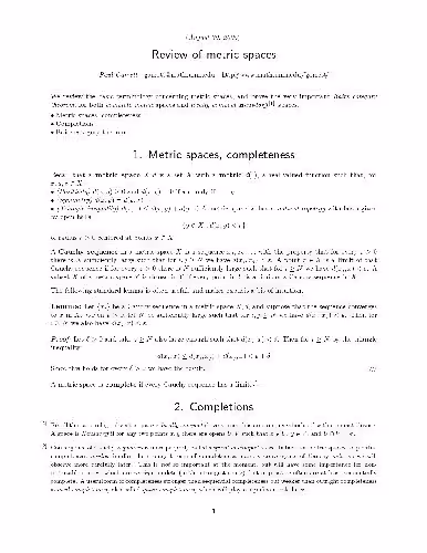خرید و دانلود نسخه کامل کتاب Review of metric spaces (2005)(en)(4s)