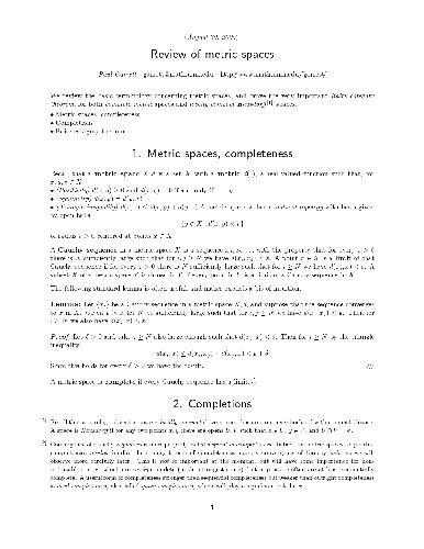 خرید و دانلود نسخه کامل کتاب Review of metric spaces (2005)(en)(4s)