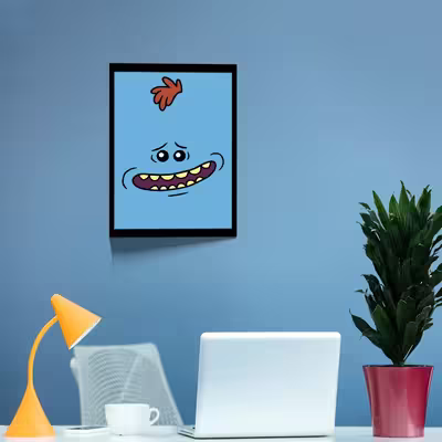 تابلو مدل Rick &amp; Morty کد F-1038