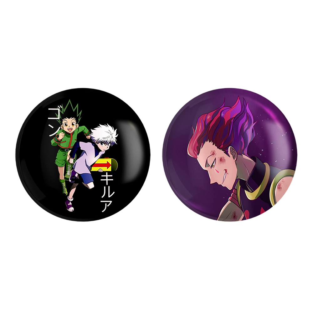 پیکسل خندالو مدل هیسوکا انیمه هانتر ایکس هانتر کد 1073810737 مجموعه 2 عددی