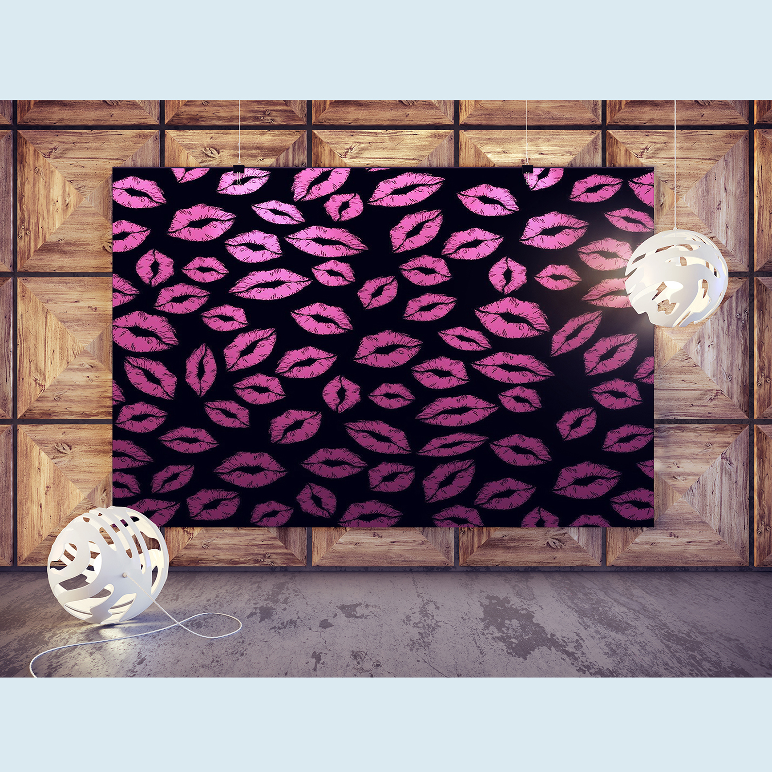 تابلو شاسی طرح بلک پینک کد 772