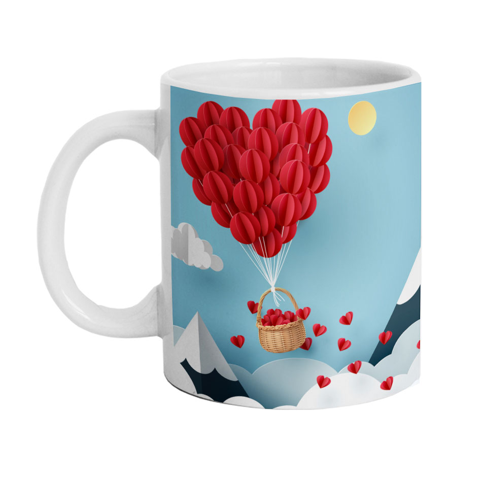 ماگ دارلی طرح عاشقانه فانتزی مدل MG1669