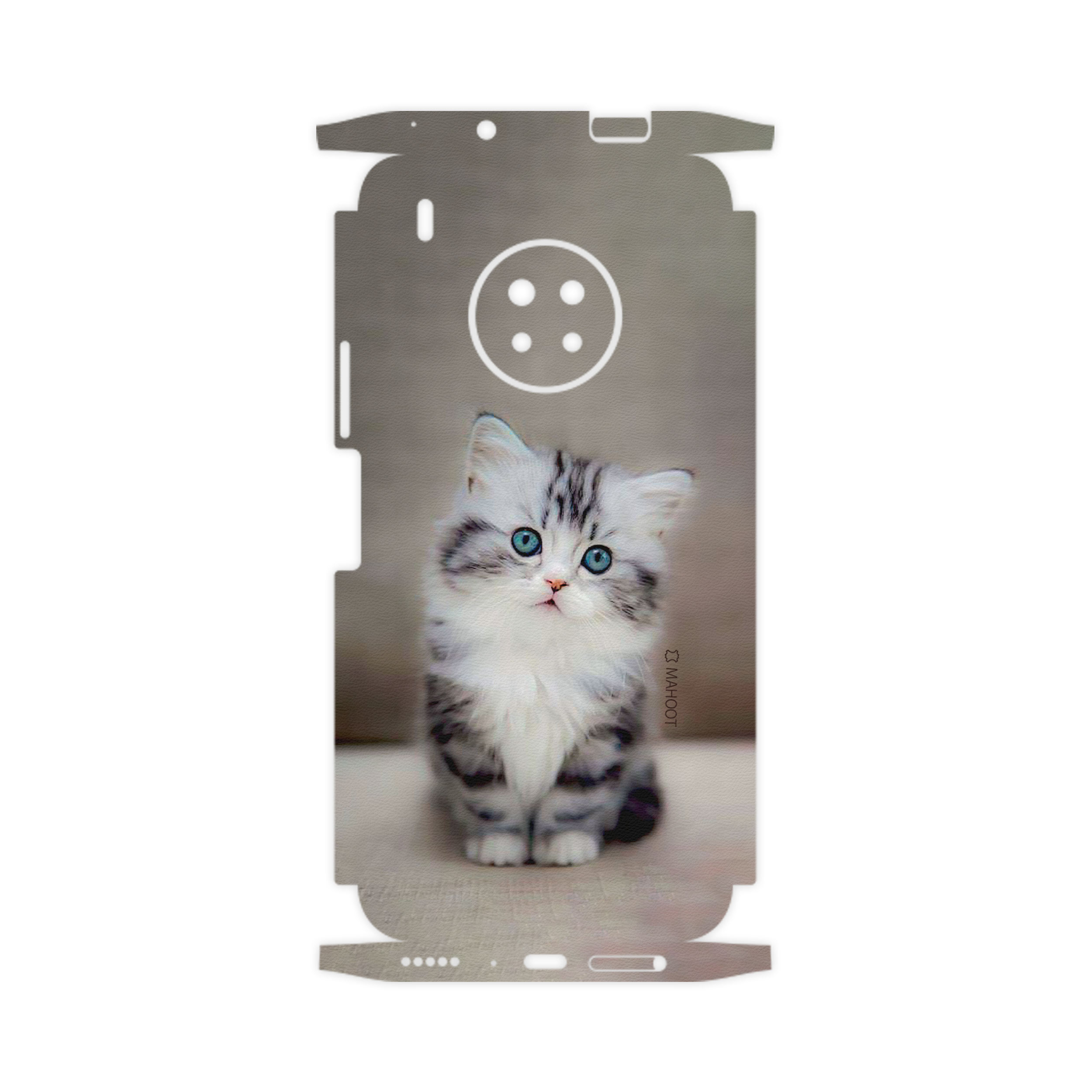 برچسب پوششی ماهوت مدل Cat-2-FullSkin مناسب برای گوشی موبایل هوآوی Y9a