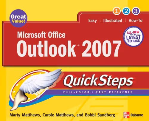 خرید و دانلود نسخه کامل کتاب Microsoft Office Outlook 2007 QuickSteps