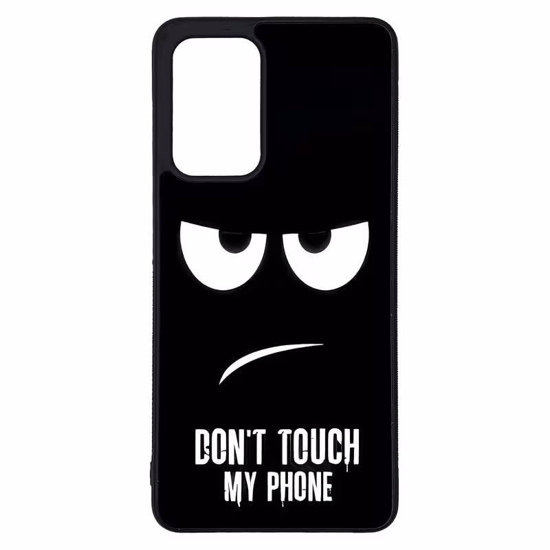 کاور طرح DONT TOUCH MY PHONE کد G-090 مناسب برای گوشی موبایل سامسونگ Galaxy A52s / A52 / A52 5G | دیجی قاب دونی